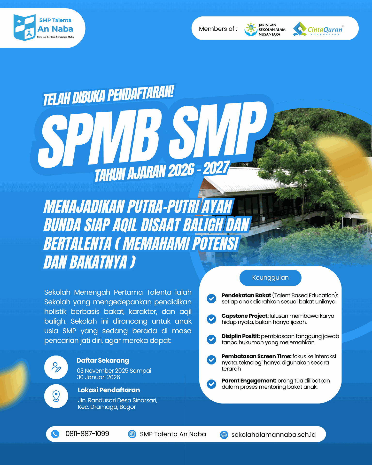 Formulir SPMB SMP T.A 2026/2027